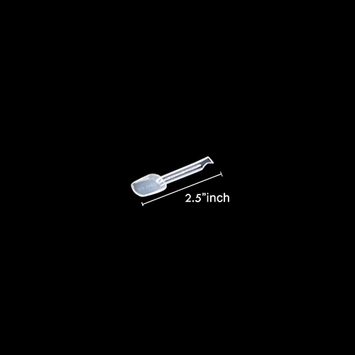 PLASTIC JELLY SPOON  (100PC)