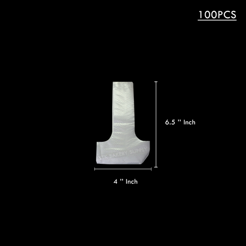 PLASTIC COFFEE T- BAG 4" X 6.5"(75)100PCS