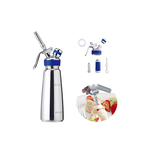 MOSA CREAM WHIPPER STAINLESS STEEL HEAD 0.5LITER