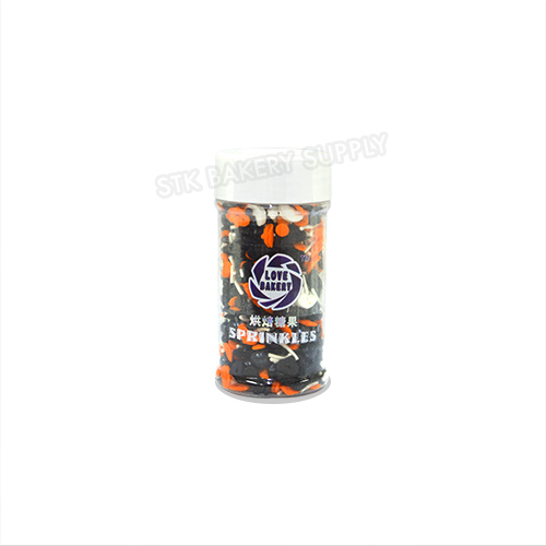 LOVE BAKERY CAKE DECORATION SPRINKLE PEARL BALL,FLOWER, HEART & FISHTAIL 85G