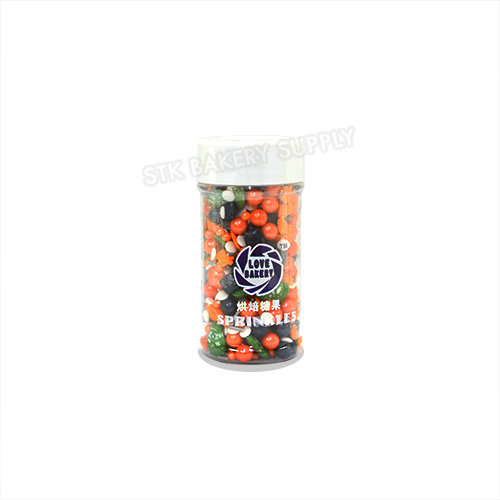 LOVE BAKERY CAKE DECORATION SPRINKLE PEARL BALL,FLOWER, HEART & FISHTAIL 85G