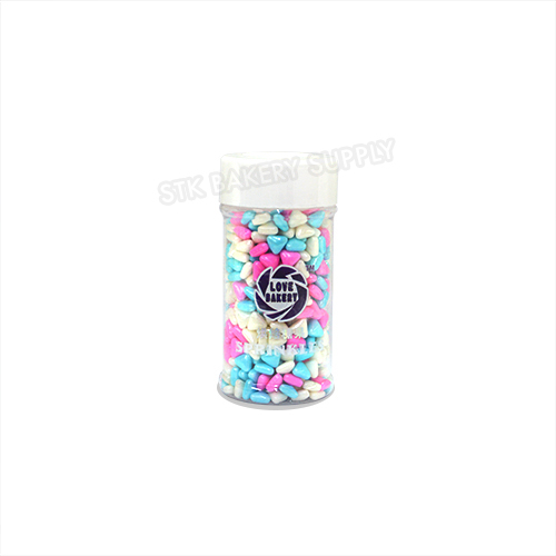 LOVE BAKERY CAKE DECORATION SPRINKLE PEARL BALL,FLOWER, HEART & FISHTAIL 85G