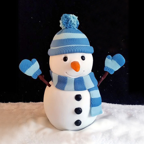 STK - SNOWMAN CAKE PAN 28.5 x 18 x 4.5CM (H) (1X24)