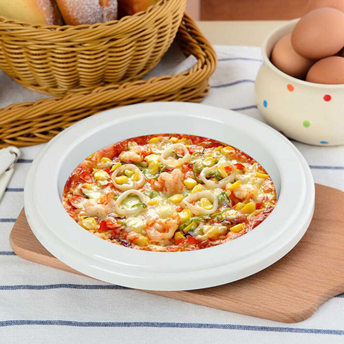 SN5794 - 6'' Pizza Pan Ring (White) ABS Plastic Ø174 x 21