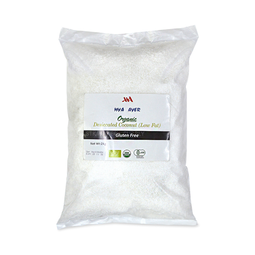 MYA AYER ORGANIC DESICCATED COCONUT 2KG (1x5)