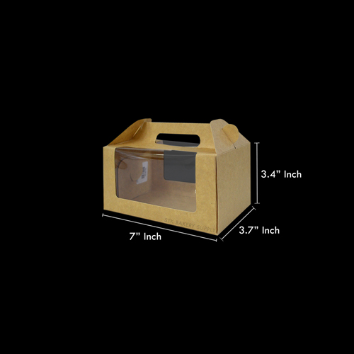 WINDOW PUNCHING BOX (KRAFT,WHITE) 1PC (1 x 400)