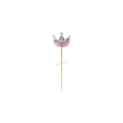 SEQUINS HEART,CROWN,STAR,MICKEY DESIGN CAKE TOPPER 206011,12,13,14 1PC