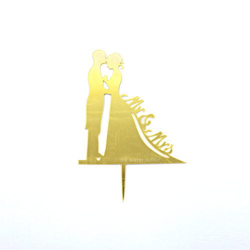 WEDDING/MR&MRS/MY LOVE DESIGN CAKE TOPPER 1PC (19)