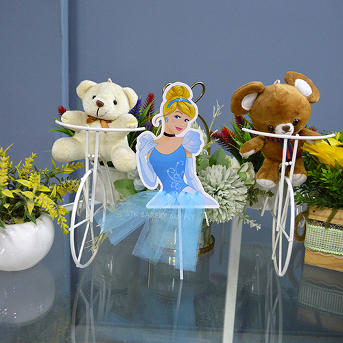 PRINCESS DESIGN CAKE TOPPER BIG 1PC