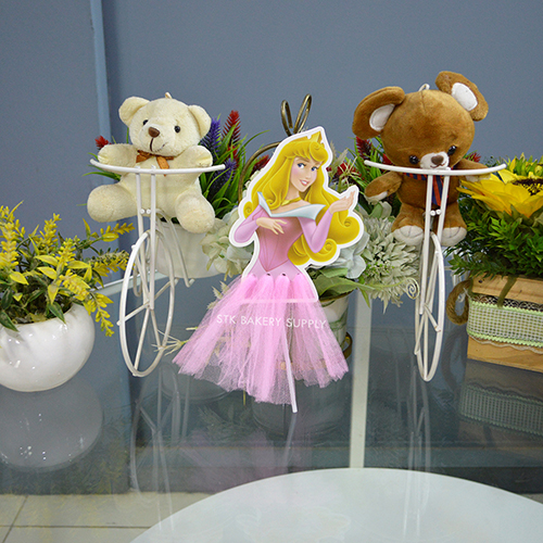 PRINCESS DESIGN CAKE TOPPER BIG 1PC