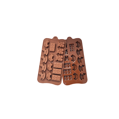 SILICON MOULD CHOCOLATE ALL DESIGN SMALL SIZE 1PC